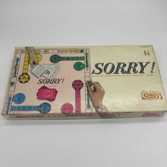 Parker Brothers Other - Vintage 1964 Parker Brothers Sorry Slide Pursuit Game